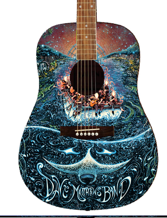 Dave Matthews Band Custom Guitar - Zion Graphic Collectibles