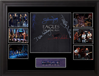 The Eagles Band Signed the Long Run Lp - Zion Graphic Collectibles