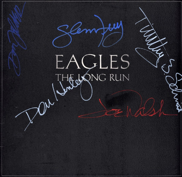 The Eagles Band Signed the Long Run Lp - Zion Graphic Collectibles
