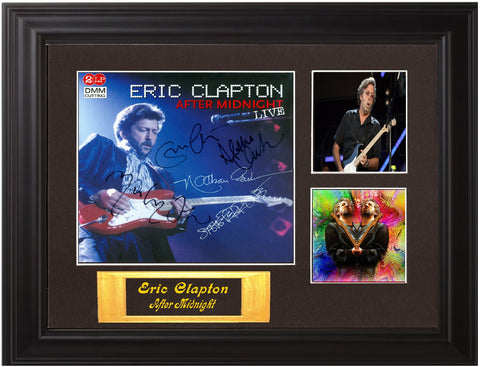 Eric Clapton Autographed Lp "After Midnight - Live" - Zion Graphic Collectibles