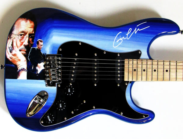 Eric Clapton Autographed Guitar - Zion Graphic Collectibles