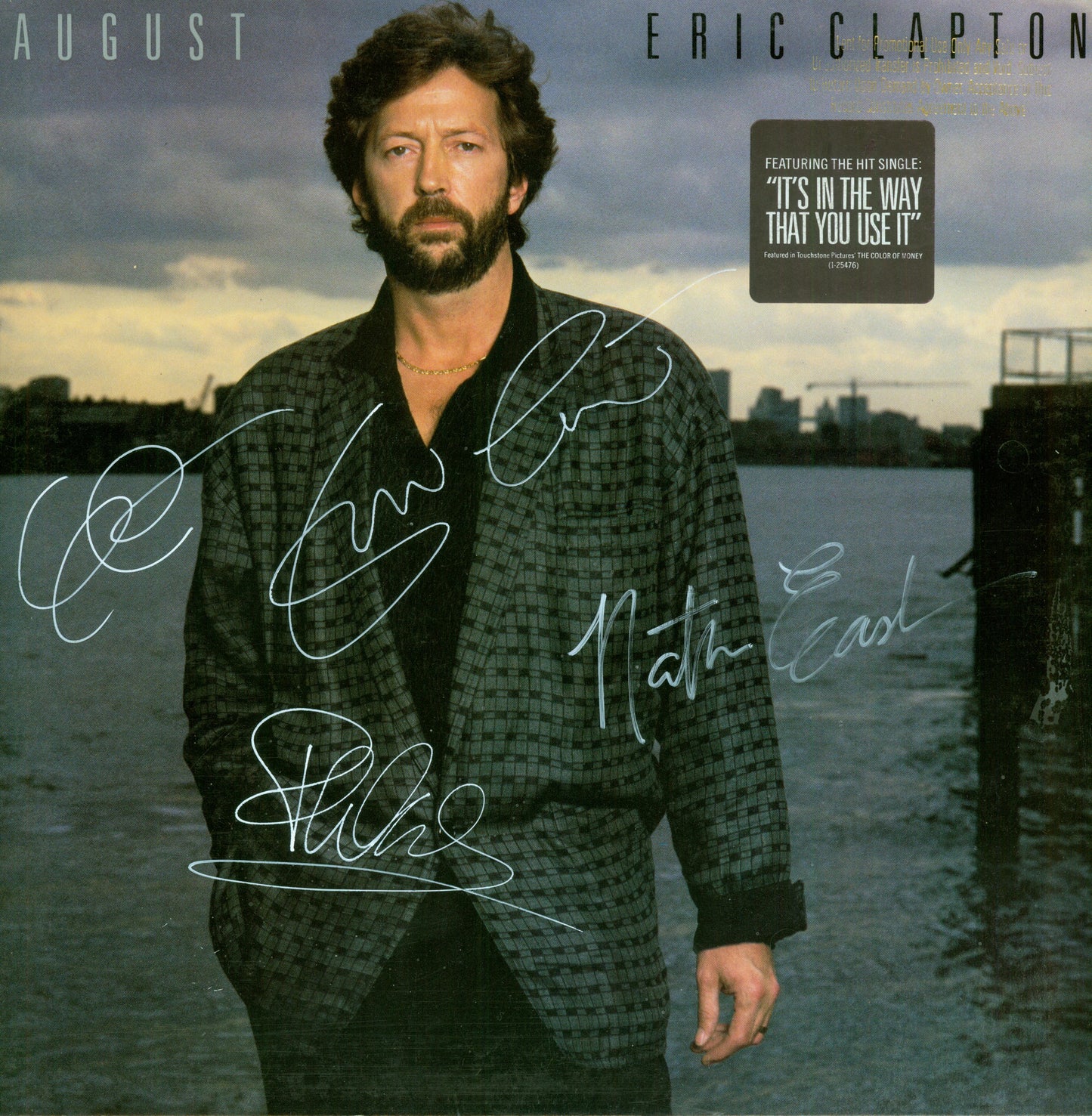 Eric Clapton Autographed lp - Zion Graphic Collectibles