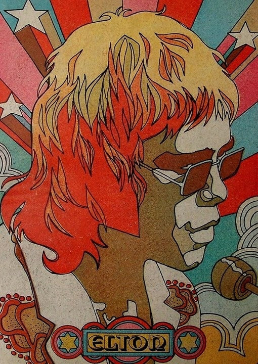 Elton John Classic Poster - Zion Graphic Collectibles