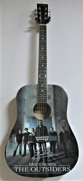 Eric Church Autographed Guitar - Zion Graphic Collectibles