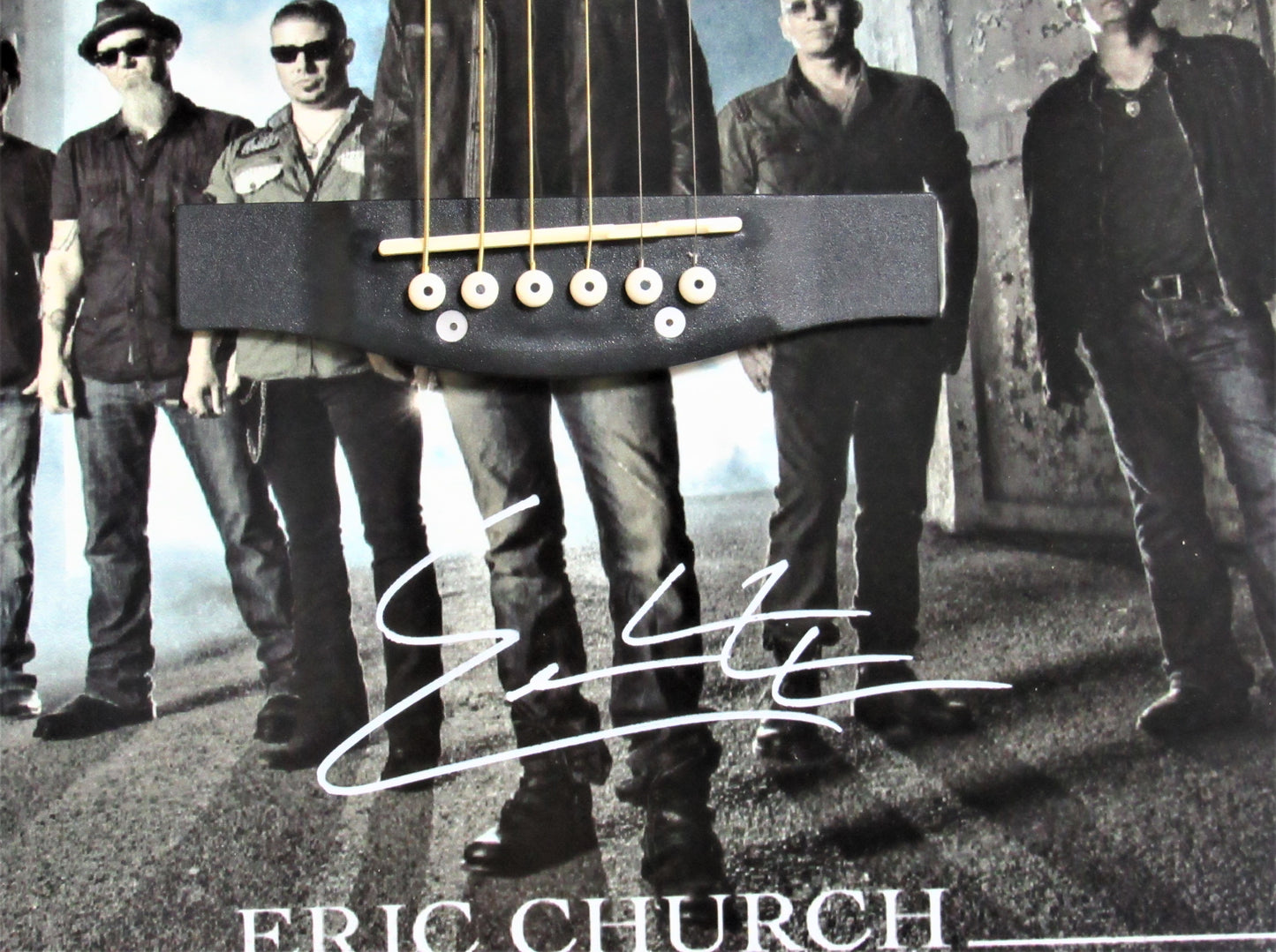 Eric Church Autographed Guitar - Zion Graphic Collectibles