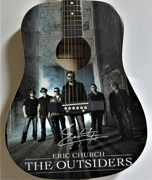 Eric Church Autographed Guitar - Zion Graphic Collectibles
