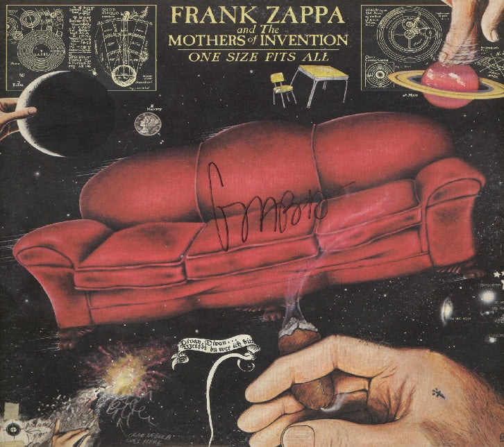 Frank Zappa Autographed lp - Zion Graphic Collectibles