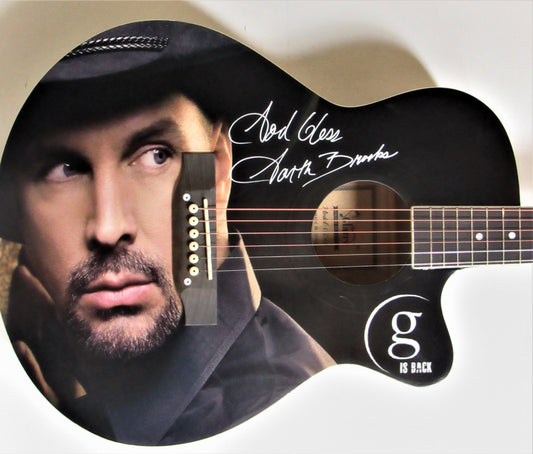 Garth Brooks Autographed Guitar - Zion Graphic Collectibles