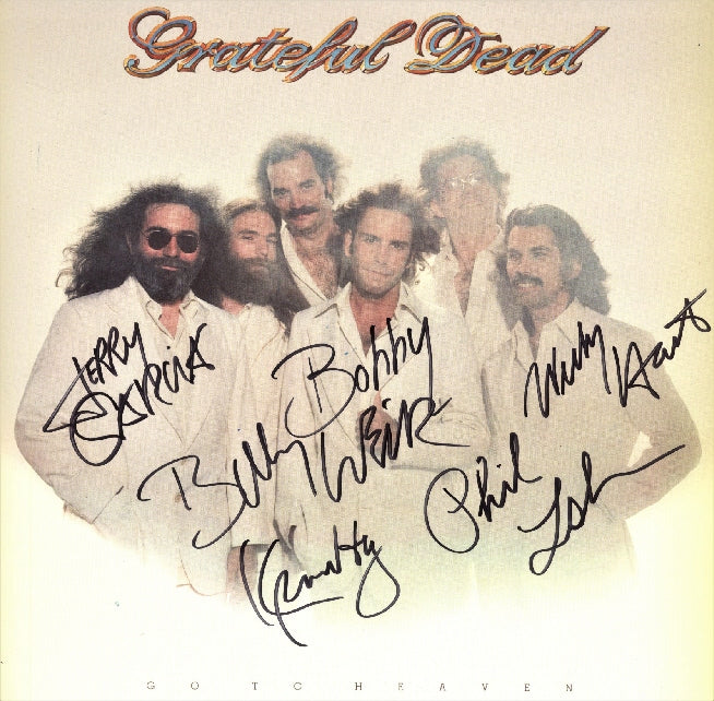 Grateful Dead Autographed Lp "Go To Heaven" - Zion Graphic Collectibles