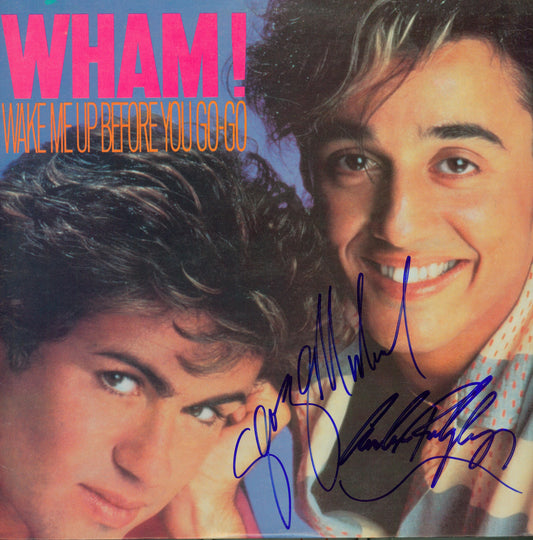 Wham Autographed lp - Zion Graphic Collectibles