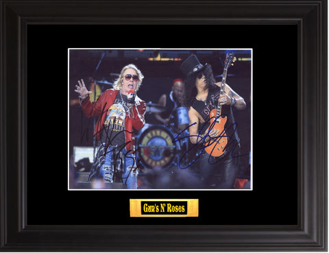Gun's N' Roses Autographed photo - Zion Graphic Collectibles