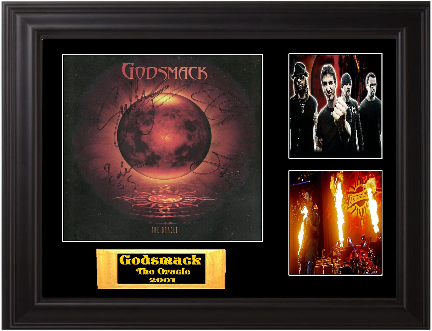 Godsmack Autographed LP - Zion Graphic Collectibles