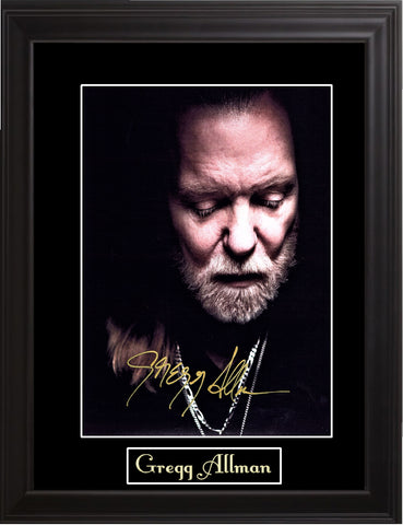 Greg Allman Autographed LP - Zion Graphic Collectibles