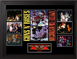 Guns N Roses Autographed Appetite For Destruction" Banned Cover" - Zion Graphic Collectibles