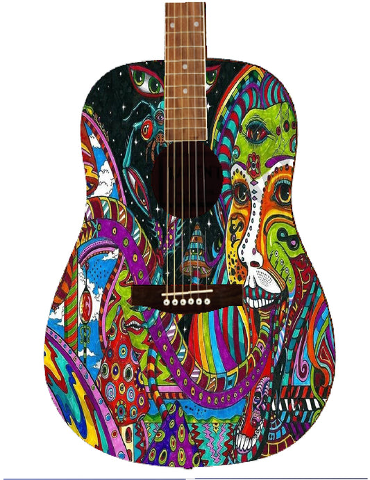 Custom Guitar - Zion Graphic Collectibles