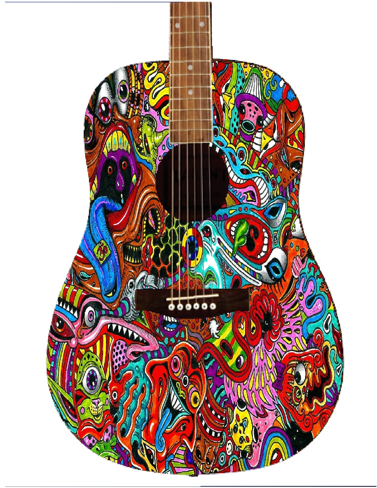 Copy of Custom Guitar - Zion Graphic Collectibles
