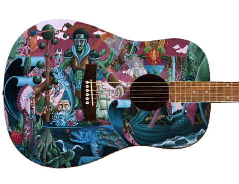 Custom Art Guitar - Zion Graphic Collectibles