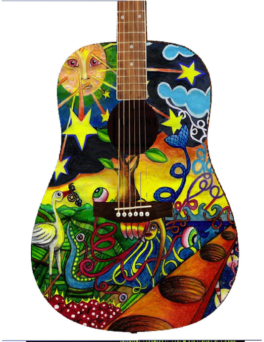 Custom Guitar - Zion Graphic Collectibles
