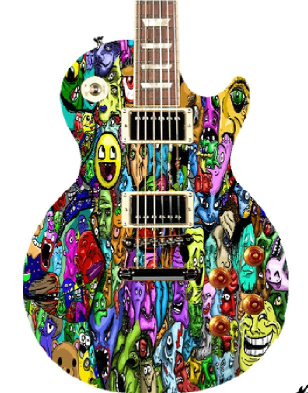Custom Gibson Epiphone Les Paul Guitar - Zion Graphic Collectibles