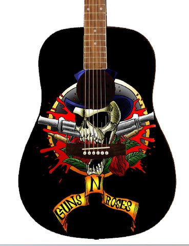 Guns N' Roses Custom Guitar - Zion Graphic Collectibles