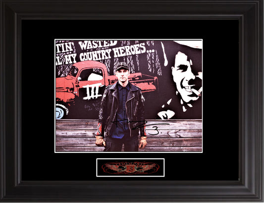 Hank 3 Autographed Photo - Zion Graphic Collectibles