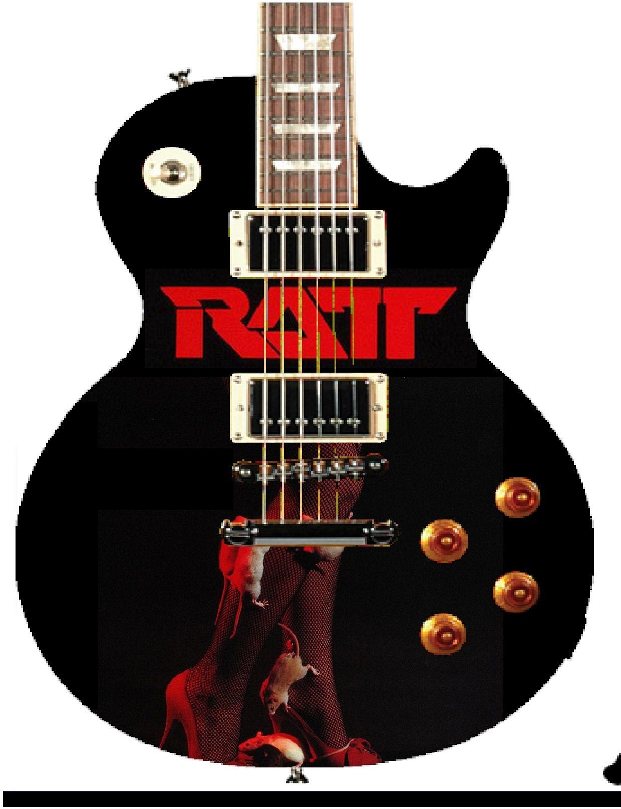 Ratt Custom Guitar - Zion Graphic Collectibles