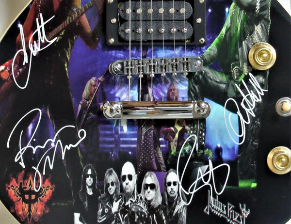 Judas Priest Autographed Guitar - Zion Graphic Collectibles