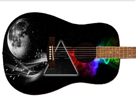 Pink Floyd Custom Guitar - Zion Graphic Collectibles