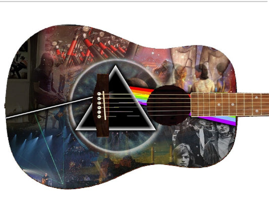 Pink Floyd Custom Guitar - Zion Graphic Collectibles