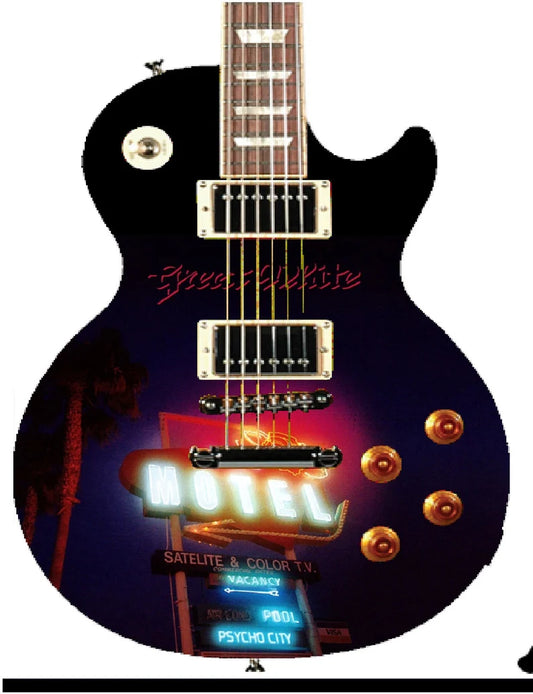 great white custom guitar - Zion Graphic Collectibles