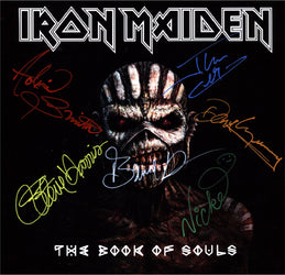 Iron Maiden Autographed Book Of Souls - Zion Graphic Collectibles