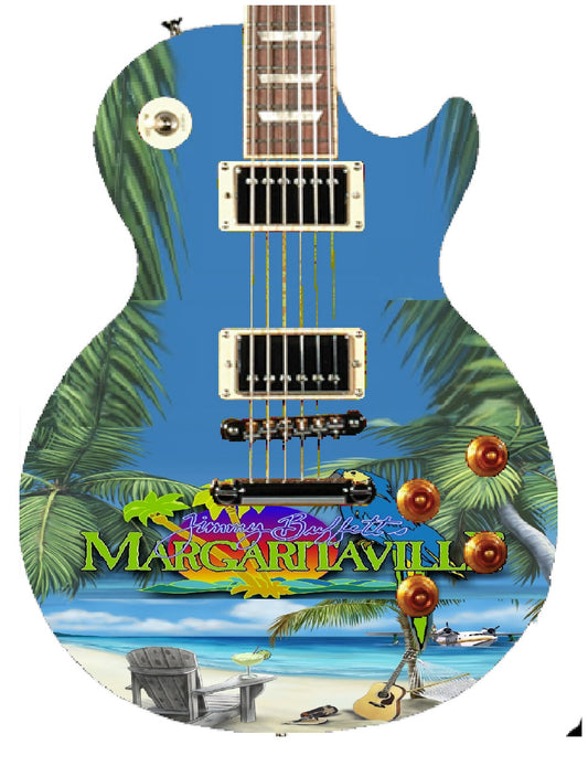 Jimmy Buffett Custom Gibson Epiphone Guitar - Zion Graphic Collectibles