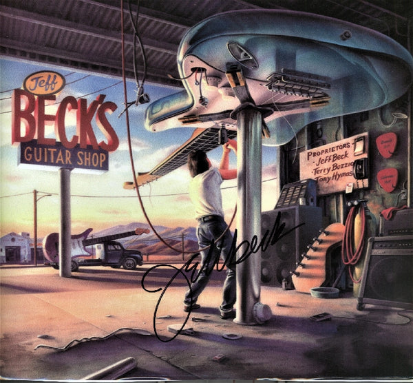 Jeff Beck Autographed LP - Zion Graphic Collectibles