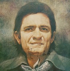Johnny Cash Autographed lp - Zion Graphic Collectibles