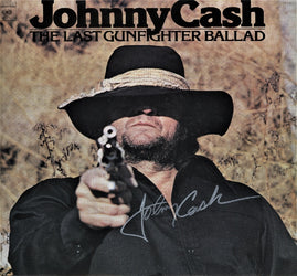 Johnny Cash Autographed LP - Zion Graphic Collectibles