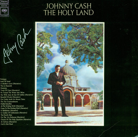 Johnny Cash Autographed LP - Zion Graphic Collectibles