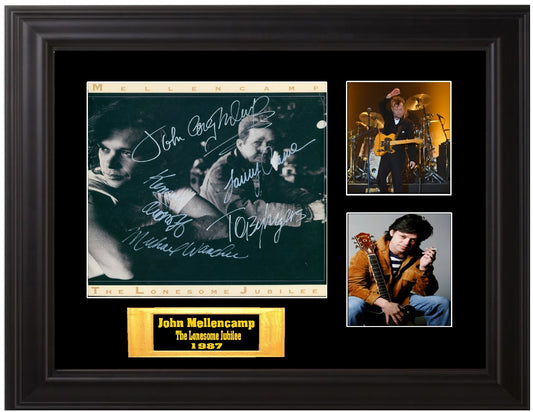 John Cougar Mellencamp Band Autographed Album - Zion Graphic Collectibles