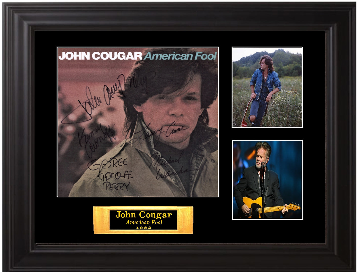 John Couger Mellencamp Autographed LP - Zion Graphic Collectibles