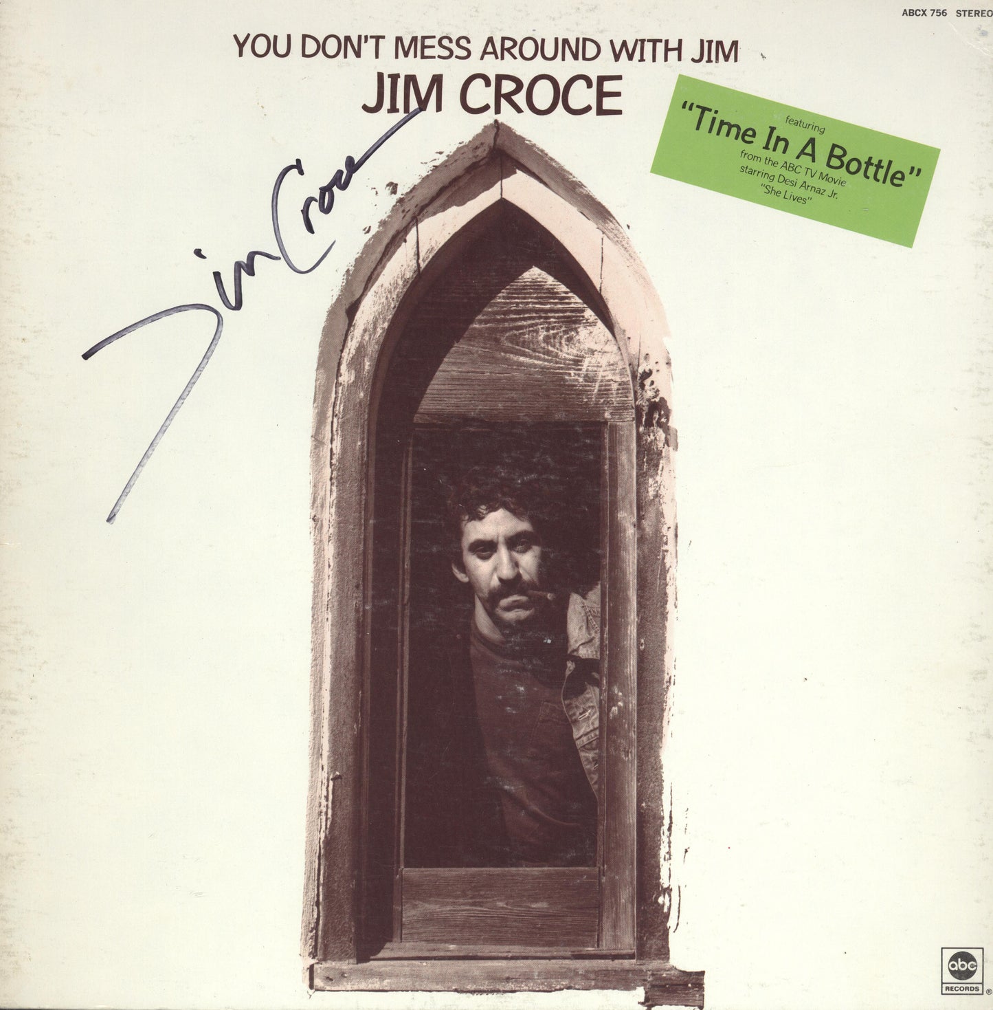 Jim Croce Autographed lp - Zion Graphic Collectibles