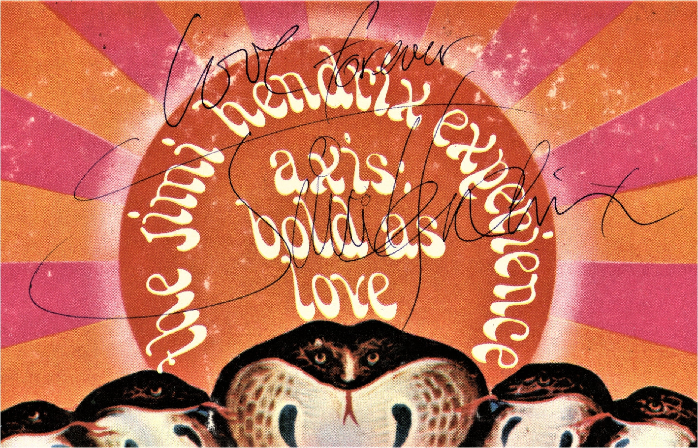 Jimmi Hendrix Autographed LP - Zion Graphic Collectibles