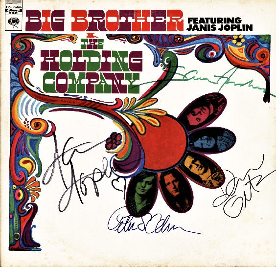 Janis Joplin Autographed Lp - Zion Graphic Collectibles