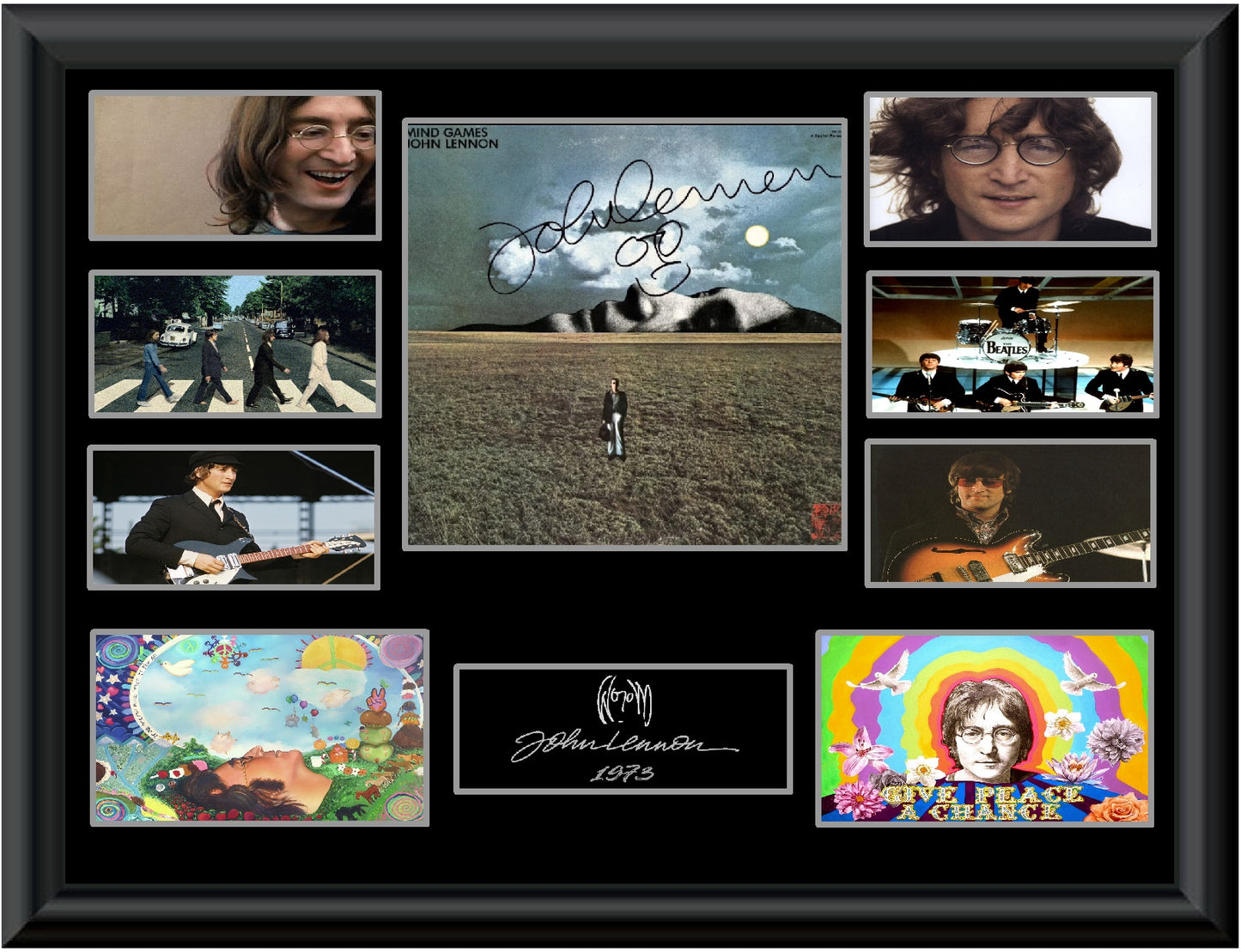 John Lennon Autographed LP - Zion Graphic Collectibles
