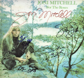 Joni Mitchell Signed For The Roses Lp - Zion Graphic Collectibles