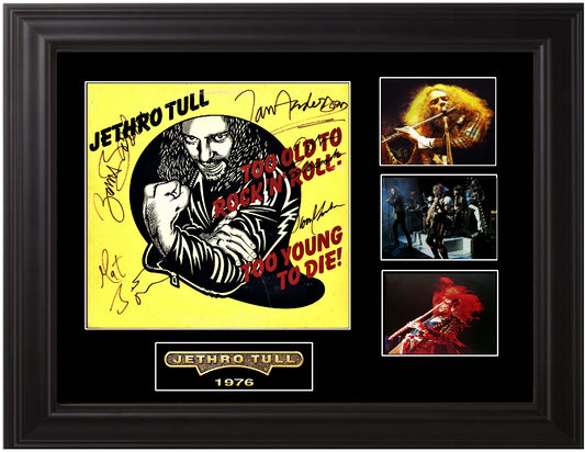 Jethro Tull Band Signed lp - Zion Graphic Collectibles