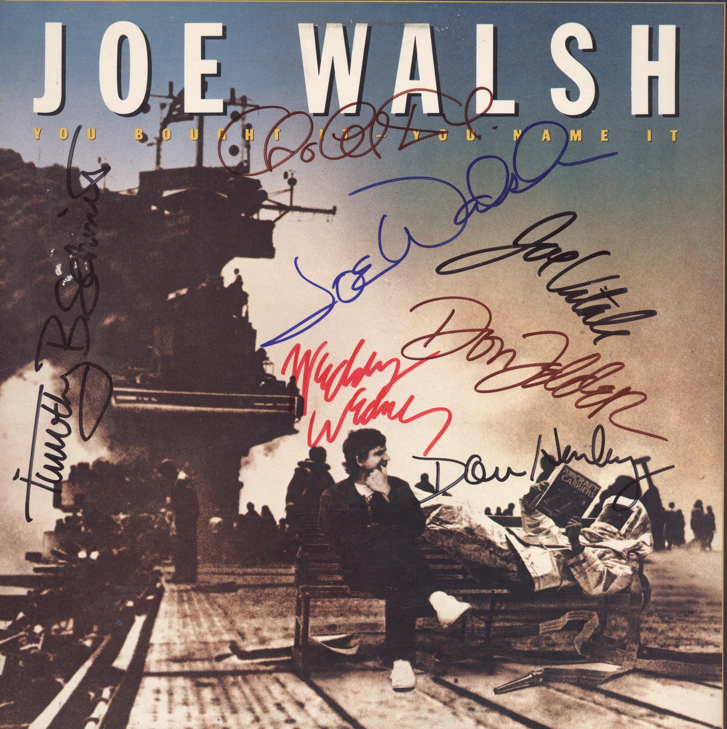 Joe Walsh Autographed LP - Zion Graphic Collectibles