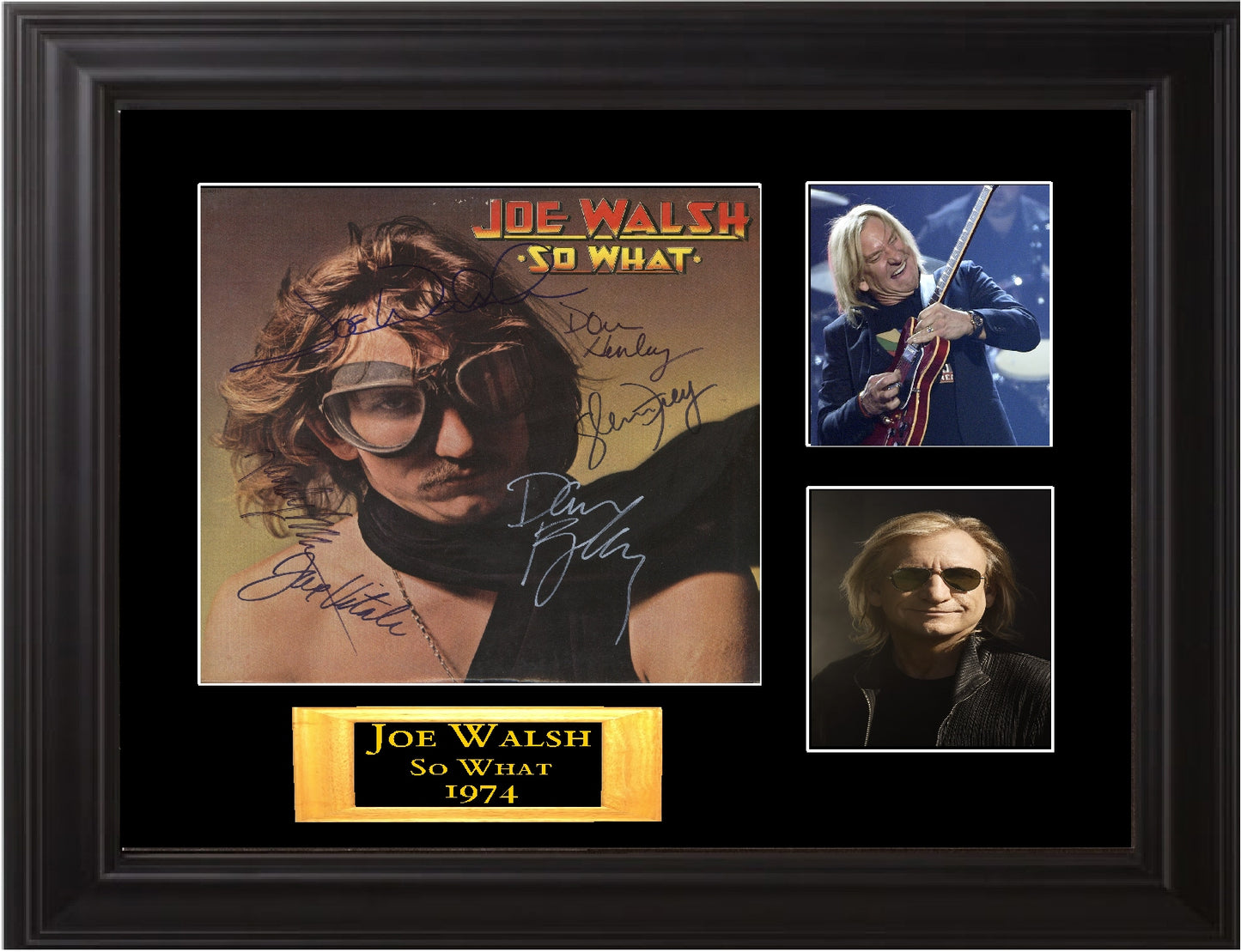 Joe Walsh Band Signed So What Album - Zion Graphic Collectibles