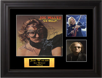 Joe Walsh Band Signed So What Album - Zion Graphic Collectibles