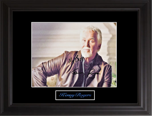 Kenny Rogers Autographed Photo - Zion Graphic Collectibles