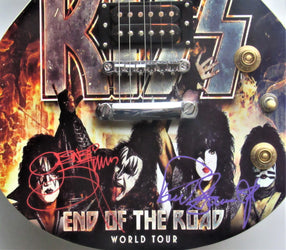 Kiss ' Final Tour " Autographed Guitar - Zion Graphic Collectibles