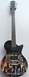 Kiss ' Final Tour " Autographed Guitar - Zion Graphic Collectibles